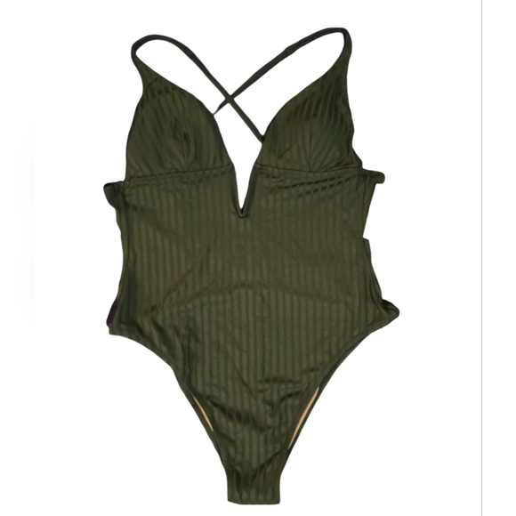 Shade & Shore Other - Shade & Shore Olive Women's Swimsuit NWT